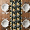 thumbnail image 6 of Yellow Boho Floral Table Runner - 120 Inch Long, Kitchen Dining Table Runner Dresser Scarves, Vintage Southwestern Ethnic Tribe Botanical Farmhouse Decor for Coffee Tables Wedding Party Banquet, 6 of 8