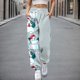 thumbnail image 3 of Pantalones mezclilla Gibobby Mujer Otoño e Invierno Casual Moda Navidad Divertido impreso Gris L, 3 of 4
