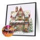 thumbnail image 5 of Pintura de diamante 5D DIY Taladro parcial con forma especial Casa de nieve de Navidad 30x30cm, 5 of 9