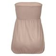 thumbnail image 3 of Haut Tube Plissé Sans Manches pour Femmes Blouse Tunique Sans Manches Été Chemise Unie, 3 of 4