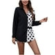 thumbnail image 2 of Ichuanyi liquidación de la solapa de moda de las mujeres botón delantero sólido cárdigan camisa de manga larga tops ICHUANYI WER202308242507, 2 of 7