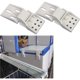 thumbnail image 1 of Bisagra universal para puerta de congelador (2 unidades), bisagra plegable para congelador, bisagra universal robusta para congelador, bisagras de plástico para aviones RC, bisagras de plexiglás,, 1 of 4