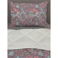thumbnail image 3 of Fashion Comforter & Sham Bedding Set, Woman Clothes High Heels Shoes Bags Accessory Female Fashion Doodle, 3 pcs Duvet Set Microfiber Filling Quilt, 5 Sizes, Grey Teal and Multicolor, by Ambesonne, 3 of 4