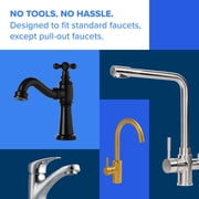 Brita Elite White, Faucet Water Filter System, 1 Replacement Filter, Reduces Lead