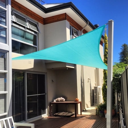 E&K Sunrise 2' x 9' Sun Shade Sail Rectangle Canopy Shade Cover UV Block for Pergola Patio Backyard Garden Outdoor (Turquoise)