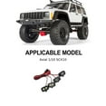 thumbnail image 2 of mmirethe ABS Roof Rack Body Shell Roof Lights For 1/10 1/7 Axial ARRMA 90046 Crawler, 2 of 6