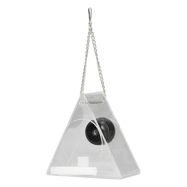 Smart Bird Feeder with Camera, W ireless Smart Bird Feeder Camera Real Time Monitoring Wild Bird Watching Camera Hanging Bird Feeders for Outdoors, Bird House Camera