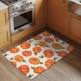 thumbnail image 2 of Thanksgiving Fall Entryway Rug 2'x3'&nbsp; Non Slip Front Door Mats, Farmhouse Autumn Orange Pumpkin Entrance Rugs Indoor Outdoor Carpet, Washable Floor Mats Small Area Rug for Bedroom Kitchen, 2 of 8