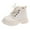 ZA-Beige, variant on Cow Girl Boots Girls Girls Snow Boots Kids Lacing Warm Outdoor Winter Shoes for Toddler/Little Kid/Big Kid Black,Size for US 11.5