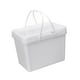 thumbnail image 5 of Cubo de pintura Cubo de pintura rectangular Práctico con tapa Blanco Mezcla de pintura conveniente 20 litros, 5 of 9