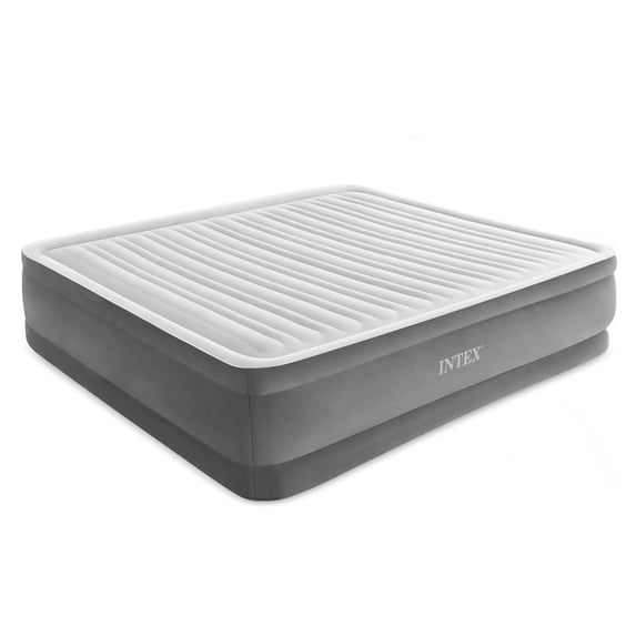 Open Box Intex 18" Inflatable Elevated Comfort Airbed w/ Built-In Pump, King