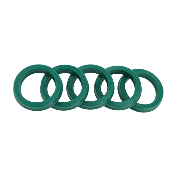 Anillo de Sello de Aceite Universal Labio UN Sello de Eje Rotativo 25x33x5.5mm Alta Presión TPU Verde 5 Pcs