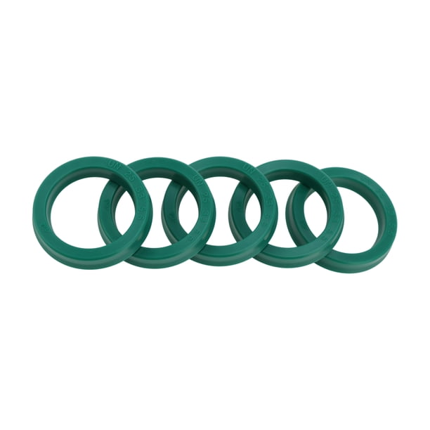 Anillo de Sello de Aceite Universal Labio UN Sello de Eje Rotativo 25x33x5.5mm Alta Presión TPU Verde 5 Pcs