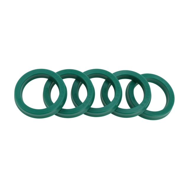 Anillo de Sello de Aceite Universal Labio UN Sello de Eje Rotativo 25x33x5.5mm Alta Presión TPU Verde 5 Pcs