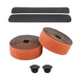thumbnail image 4 of Bike Handlebar Tapes with End Plug Professional Comfortable Grip Cycling Handle Wraps for Mountain Road Bikes Racket Handles Fishing Rods Brown, 4 of 10