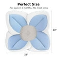 thumbnail image 7 of Morfone Baby Bath Seat, Baby Bathtub Pad for Newborn Infants to Toddler 0 to 6 Months and up,Blue, 7 of 7