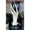 thumbnail image 7 of Gothic Alchemy Skeleton Hand Holding Black Anatomy Heart With Eye Figurine, 7 of 7