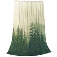 thumbnail image 2 of Sikiie Fog Forest Ultra-Soft Micro flannel Blanket Luxury All Seasons Warm Blanket for Bedding Sofa and Travel (4 sizes)-80"x60", 2 of 7