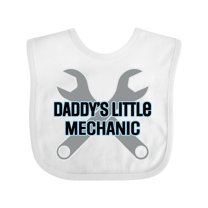 Inktastic Daddys Little Mechanic Baby Boy Boys Baby Bib