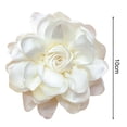 thumbnail image 6 of Opolski Rose Fabric Flower Accessory Rose Pin Flower Accessory 10cm Rose Fabric Flower for Women's Versatile Corsage Hair Clip Suit Lapel Clothing Bags Diy Pink, 6 of 8