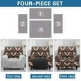 thumbnail image 6 of FKELYI Hippie Flower Bat Print Recliner Slipcover Anti-Dust Reclining Chair Protector for Single Seat Lounge Armchair Soft Breathable Furniture Cover, 6 of 7