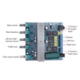 thumbnail image 4 of Placa amplificadora alta potencia 50W+50W+100W ANGGREK para subwoofer DC12-24V, 4 of 8