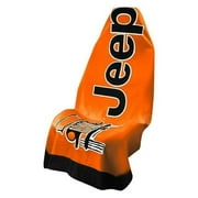 Seat Armour T2G100OR Towel 2 Go Orange Seat Cover w Jeep Wrangler Logo T2G100OR