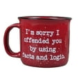 thumbnail image 1 of Hearth & Gear Sarcastic Text Coffee Mug Funny Novelty Ceramic Cup For Adults Modern Minimalist Design High Temperature Coffee Mugs with inside Coffee Cups with Words Cups for Kitchen Set Glass in A, 1 of 5