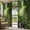 Forest Green Dark Green, variant on Outdoor Curtains for Patio Waterproof, Green Forest Outdoor Privacy Panels Grommet, Summer Botanical Watercolor Modern Art Blackout Outside Curtains for Porch/Cabana/Pergola/Gazebo 54"x95", 1 Panel