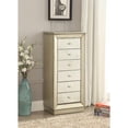 thumbnail image 2 of ACME Talor Wooden Rectangular Jewelry Armoire with 6 Drawers in Antique Gold, 2 of 7
