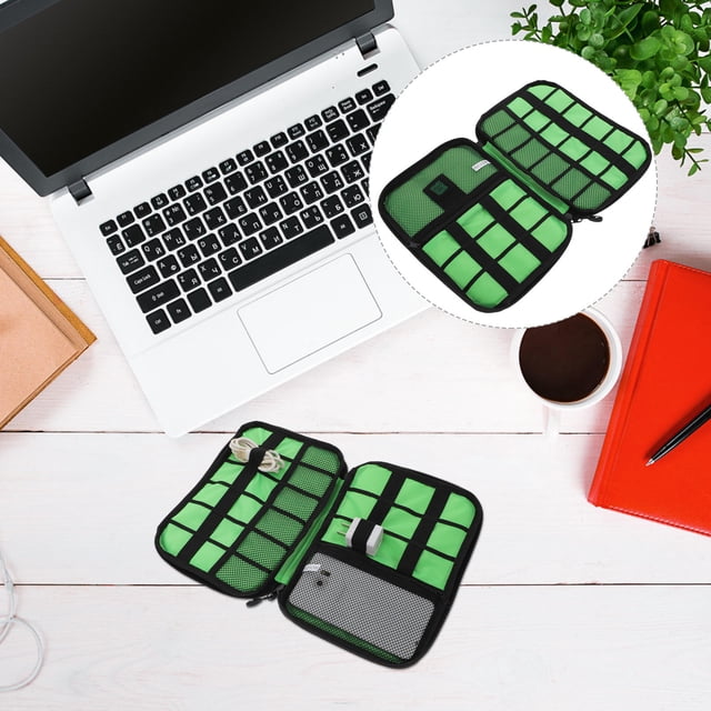 unbranded Organizador Portátil Negro Para Cables Y Accesorios Electrónicos En Viaje Y Oficina