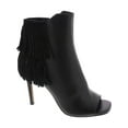 thumbnail image 2 of Vince Camuto BLACK Women's Amenala Leather Dressy Booties, US 6.5M, 2 of 3