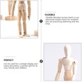 thumbnail image 6 of Yuangui 2Pcs Wooden Joints Person Decor Models Wood Crafts Creative Desktop Ornaments, 6 of 10