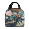 thumbnail image 1 of Easygdp Colorful Plant Turtle for Lunch Bag for Work Large Lnsulated Lunch Bag,Leakproof Lunch Box, 1 of 8