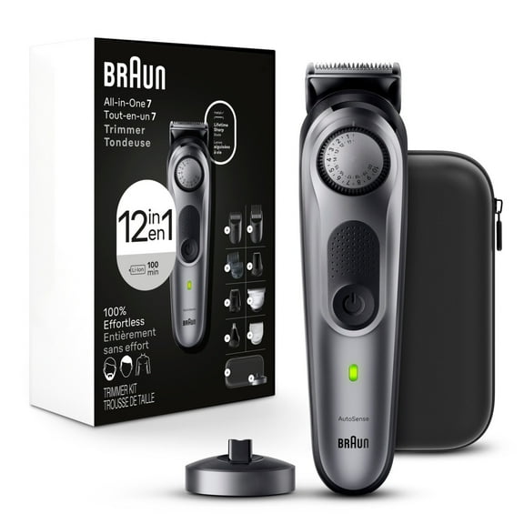 Braun Series 7 7440 All-In-One Style Kit, 12-in-1 Grooming Kit with Beard Trimmer & More