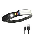 thumbnail image 3 of Linterna frontal LED COB XPE con sensor de movimiento, recargable por USB (3 COB)., 3 of 5