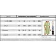 thumbnail image 5 of EASYBRAUS Women V Neck A Line Midi Dress Bell Sleeve Pleated Waist Spring Summer Dress, 5 of 5