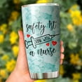 thumbnail image 5 of ACE Prints Nursing Tumbler, Gratitude Appreciation Gifts For Women, 20oz Stainless Steel Tumbler For Nurse, Lovely Tumbler With Lid For Woman Mom in Nursing Day, 5 of 6