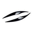 thumbnail image 3 of Embellecedor de cejas para faros delanteros de coche, fácil de instalar, para BMW Serie 3 E90 E91 Negro brillante, 3 of 9