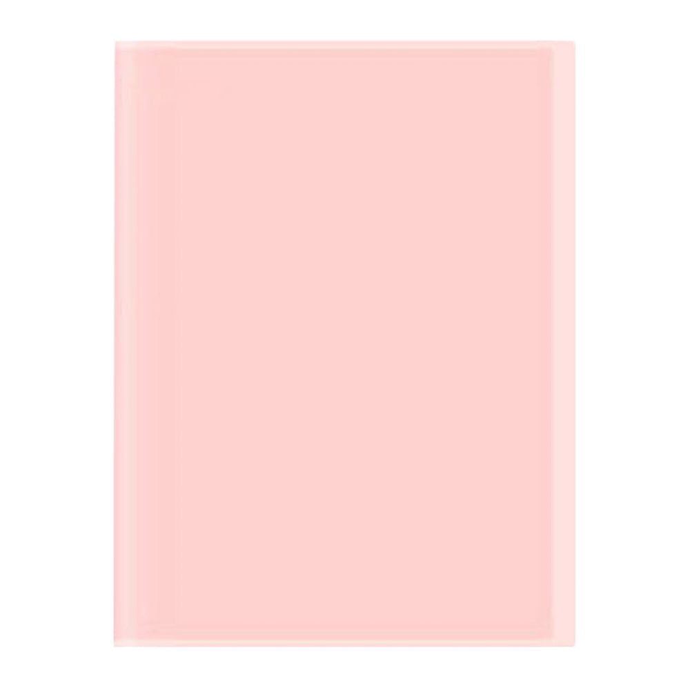Dossier de Présentation, Classeur avec Pochettes en Plastique Transparent, Pages A4 Couverture Flexible, Rouge