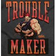 thumbnail image 2 of Street Fighter Akuma Trouble Maker Men's Graphic T Shirt Tees Brisco Brands S, 2 of 6
