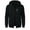Black, variant on Men's Sports Hoodies Jackets Fall Winter Thermal Hooded Sweatshirt Coats Athletic Running Jacket with Zipper Pockets Green L
