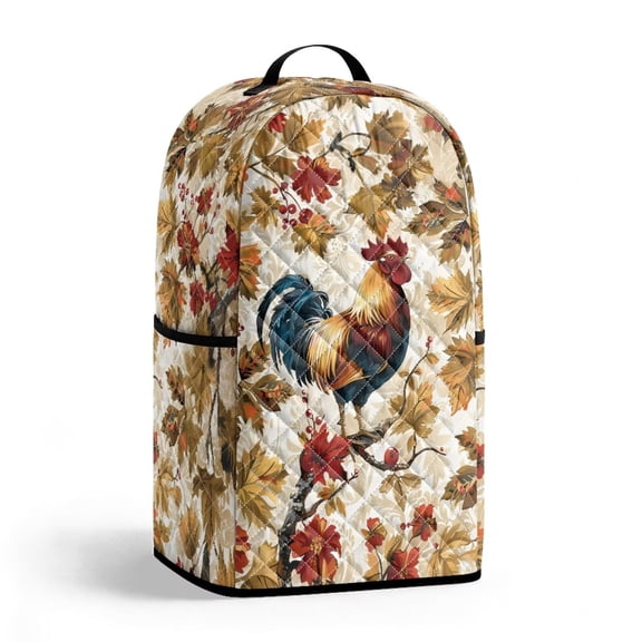 SEANATIVE Countertop Blender Cover Vintage Rooster Fall Leaf