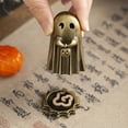 thumbnail image 2 of Yvsxxv 1 Gold Ghost Shaped Incense Holder Figurines & Knick-Knacks Halloween Burner for Home Yoga Spa, 2 of 7