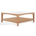 thumbnail image 6 of SAFAVIEH Couture Nicolella Contemporary Tempered Glass Coffee Table, Natural, 6 of 11