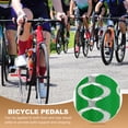 thumbnail image 4 of Uxcell 4 Pack Aluminum Alloy Bike Pegs Anti-Skid Fit 3/8 inch Axles with Circle Green, 4 of 7