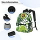 thumbnail image 3 of Disketp Watercolor Green Tropical Mochila Ligera Clásica con Múltiples Bolsillos, Mochila Casual para Hombre y Mujer, Ideal para Escuela, Trabajo y Viajes, 3 of 6