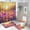style-1, variant on Purple Allium Flowers at Sunset Shower Curtain Sets Non-Slip Rugs Bath Mat Toilet Cover U Shaped Mat 4 Pcs