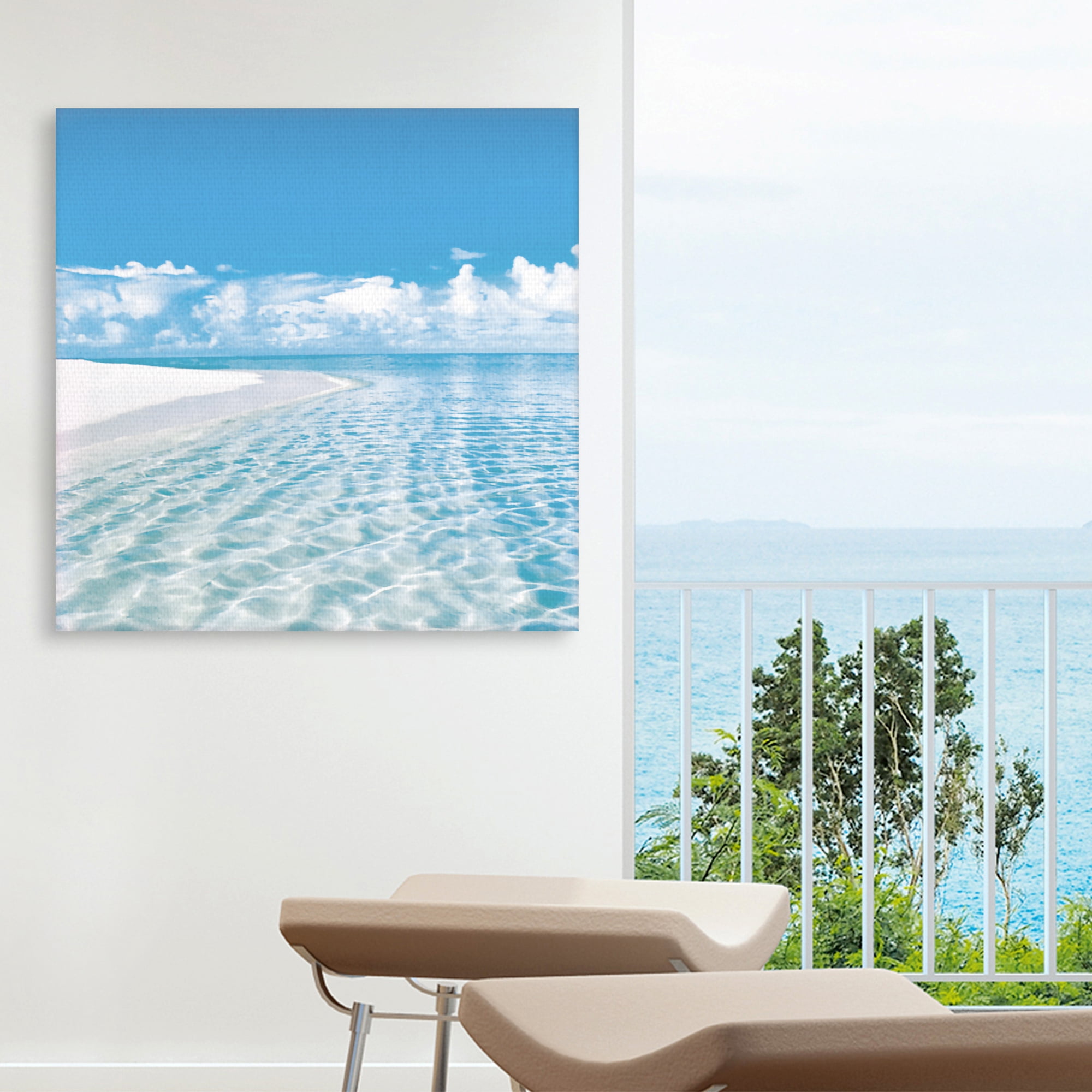 Azure Tides by Adam Brock Canvas Art Print