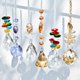 thumbnail image 5 of Colgante de decoración de lámparas de cristal de vidrio, para bolas de vidrio de cristal familiar, jardines, lámparas de cristal (6 piezas) oso de fresa Hogar, 5 of 6
